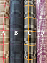 2.5cm幅 タータン・グレンチェックマーチンゲールカラー