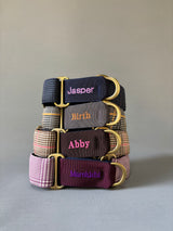 3.8cm幅 タータン・グレンチェックマーチンゲールカラー