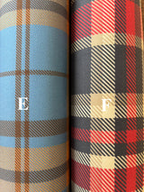 2.5cm幅 タータン・グレンチェックマーチンゲールカラー